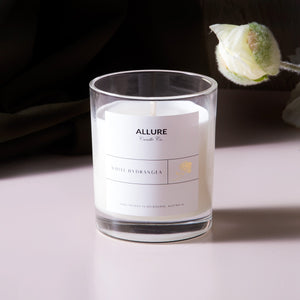 White Hydrangea Soy Candle