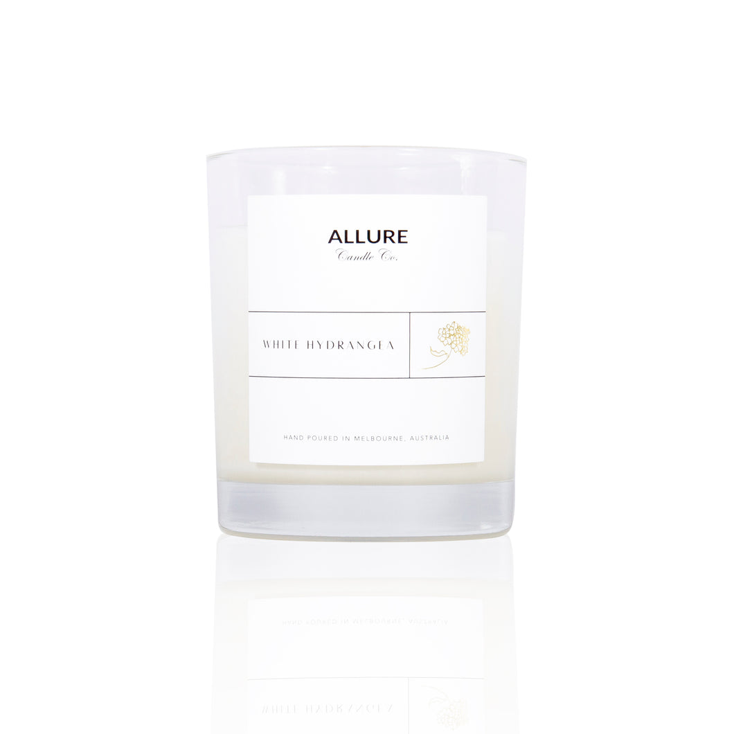 White Hydrangea Soy Candle